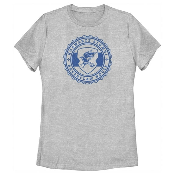 Women's Harry Potter Hogwarts Alumni Ravenclaw House Graphic Tee Athletic Heather Small