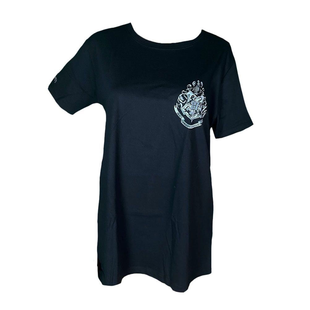 Hogwarts Crest Black Harry Potter Fitted T-Shirt Adult Hogwarts Crest Black Harry Potter Fitted T-Shirt Adult