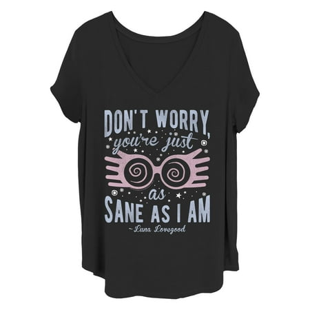 Women's Harry Potter Luna You’re Just As Sane as I Am Graphic T-Shirt