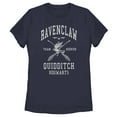 thumbnail image 1 of Women's Harry Potter Ravenclaw Quidditch Seeker  Graphic Tee Navy Blue 2X Large, 1 of 5