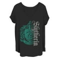 thumbnail image 1 of Women's Harry Potter Slytherin Dark Badge Logo  Graphic T-Shirt, 1 of 4