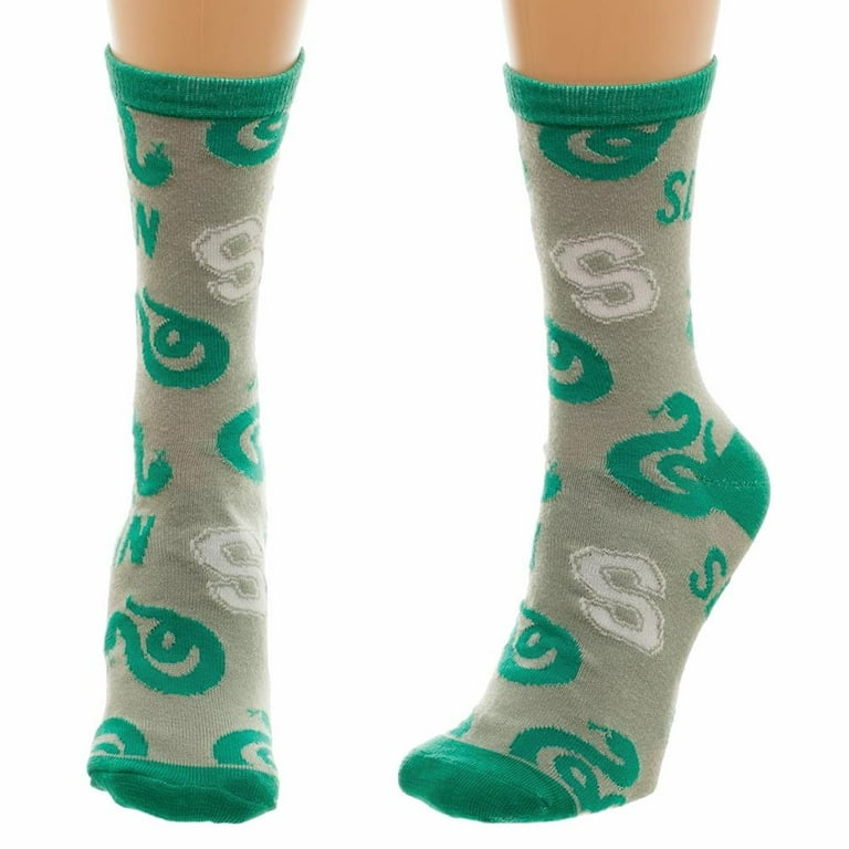 Slytherin Harry Potter Socks Fits Shoe Size 6-11 Slytherin Harry Potter Socks Fits Shoe Size 6-11