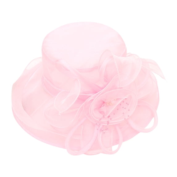 Women's Hats & Caps Bridal Wedding Daily Tea Party Decorative Fascinator Cap Winter Hats for Women Pink One Size