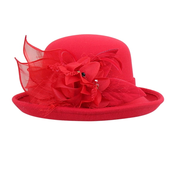 Women's Hats & Caps Round Top Casual Fisherman Basin Small Bowler Winter Daily Hat Winter Hats for Women Multicolor A