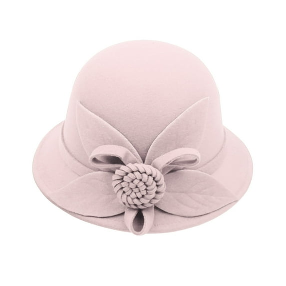 Women's Hats & Caps Round Top Casual Fisherman Basin Small Bowler Winter Daily Hat Winter Hats for Women Multicolor M