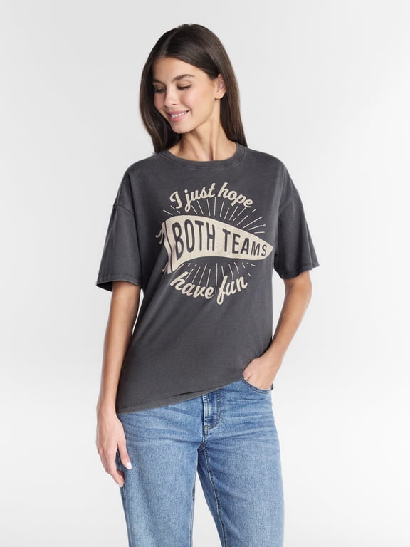 Women's Have Fun Graphic Seasonal Fall Tee, from Positivitees, Sizes S-4X
