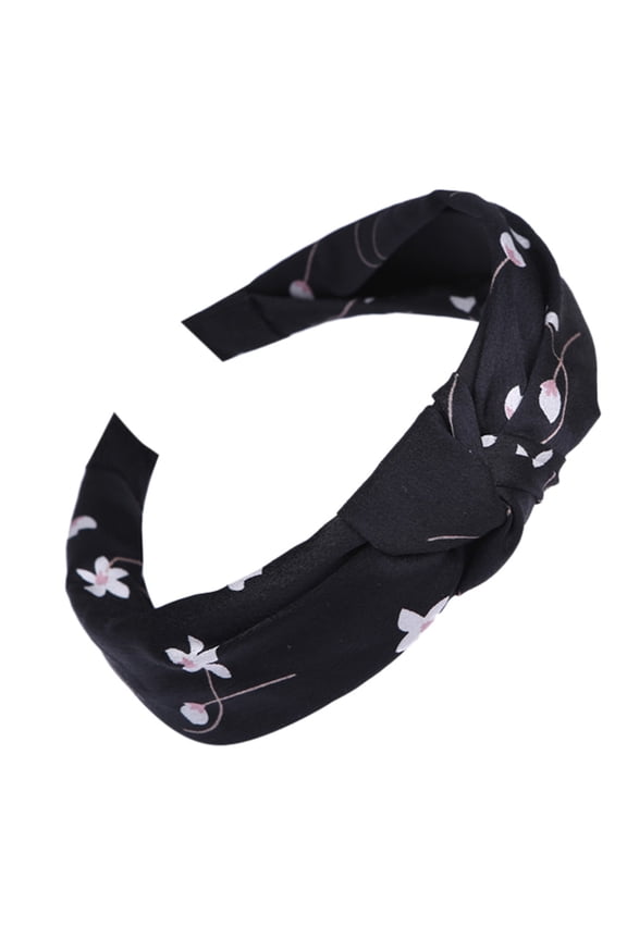 Women's Headband, Wide Band Cotton Fabric Hairband, Fashion Casual Head Wrap Hair Accessories for Women, Everyday Soft Stretch Hair Band - E