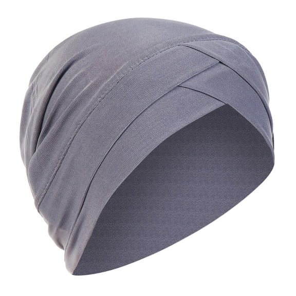 Women's Headbands Solid India Hat Muslim Ruffle Cancer Chemo Beanie Turban Wrap Scarf Cap Yoga Workout Hair Accessories Saving Clearance