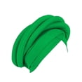 thumbnail image 1 of Women's Headwrap Turban CQXIDFH Beaded Braid Head Wrap Cap, Soft Satin Lined Hair Bonnet, Stylish Ruffle Turban for All Day Comfort, Beret Hat (Green, One Size), 1 of 5