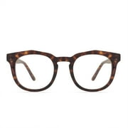 Womens Health Balance Blue Light Blocking Glasses for Computer UV and Gaming Protection by DIFF Eyewear Caramel Tortoise