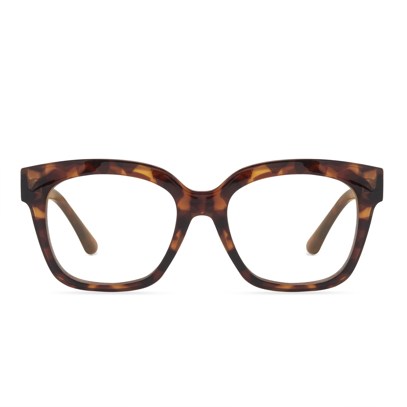 Women's Health Inspiration Blue Light Blocking Glasses for Computer UV and Gaming Protection by DIFF Eyewear Caramel Tortoise
