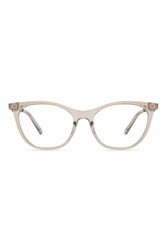 Women's Health Reading Glasses Focus Blue Light Blocking by DIFF Eyewear Vintage Crystal +1.25