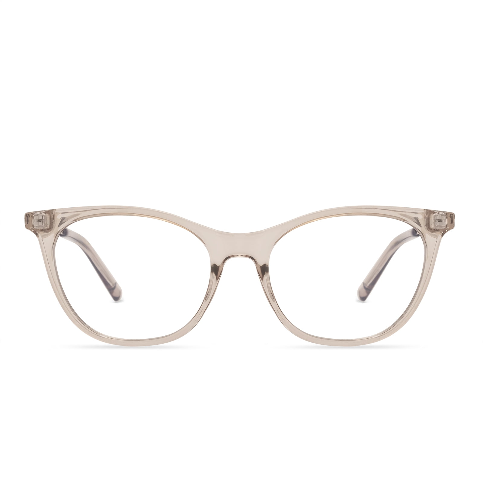 Women's Health Reading Glasses Focus Blue Light Blocking by DIFF Eyewear Vintage Crystal +1.5