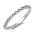 thumbnail image 1 of Women's Heart Love Band Promise Ring Solid .925 Sterling Silver Jewelry Female Male Unisex Size 4, 1 of 4