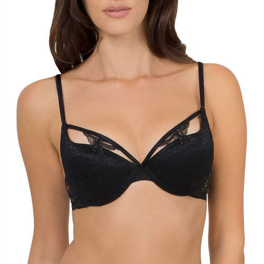 Strappy Lace Push Up Bra