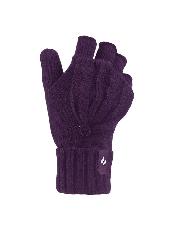 ® Women's Converter Gloves | Insulated Cold Gear Gloves | Advanced Thermal Yarn | Warm, Soft + Comfortable | Plush Lining | Winter Accessories | Men + Women’s Gift