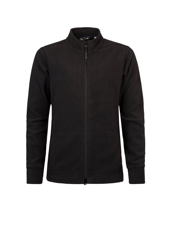Women's Heat Holders Jasmine Original Super Brushed Fleece Double Zipper Jacket Color: Black Size: XX LARGE