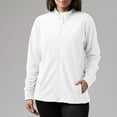 thumbnail image 1 of Women's Heat Holders Jasmine Original Super Brushed Fleece Double Zipper Jacket Color: Winter White Size: MEDIUM, 1 of 4