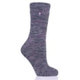 thumbnail image 1 of Women's Heat Holders Original 7x Warmer Multi Twist Crew Socks Color: Purple Size: N/A, 1 of 5