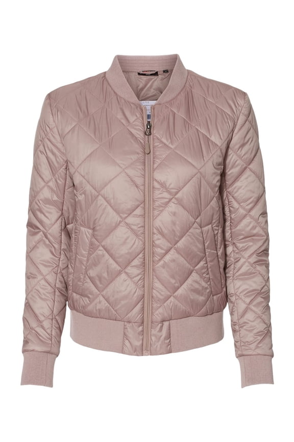 Women's Heat Last Quilted Packable Bomber - Color - Blush - Size - S