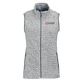 thumbnail image 1 of Women's Heather Gray Duquesne Dukes Summit Fleece Full Zip Sweater Vest, 1 of 1