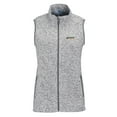 thumbnail image 1 of Women's Heather Gray Florida A&M Rattlers Summit Fleece Full Zip Sweater Vest, 1 of 1