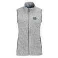thumbnail image 1 of Women's Heather Gray Marshall Thundering Herd Summit Fleece Full Zip Sweater Vest, 1 of 1