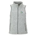 thumbnail image 1 of Women's Heather Gray McNeese State Cowboys Summit Fleece Full Zip Sweater Vest, 1 of 1