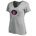 thumbnail image 1 of Women's Heather Gray NHL Hockey Mom V-Neck T-Shirt, 1 of 3