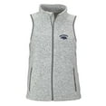 thumbnail image 1 of Women's Heather Gray Nevada Wolf Pack Summit Fleece Full Zip Sweater Vest, 1 of 1