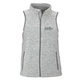 thumbnail image 1 of Women's Heather Gray New Hampshire Wildcats Summit Fleece Full Zip Sweater Vest, 1 of 1