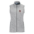 thumbnail image 1 of Women's Heather Gray St. John's Red Storm Summit Fleece Full Zip Sweater Vest, 1 of 1