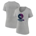 thumbnail image 1 of Women's Heather Gray US Paralympic Swimming Radiating Victory V-Neck T-Shirt, 1 of 3