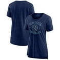 thumbnail image 1 of Women's Heather Navy Minnesota Timberwolves Heritage Tri-Blend T-Shirt, 1 of 3