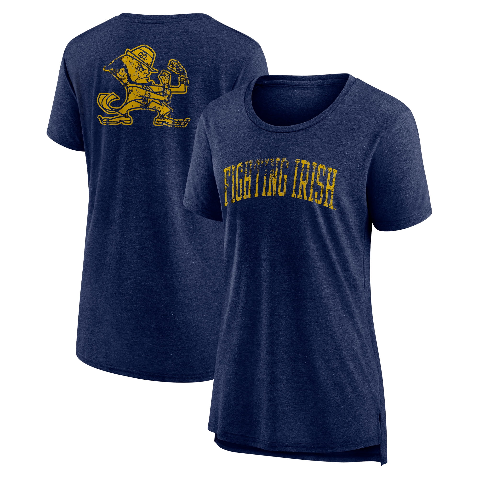Female Notre Dame Fighting Irish T-Shirts in Notre Dame Fighting Irish Team  Shop - Walmart.com