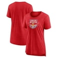 thumbnail image 1 of Women's Heather Red New York Red Bulls Distressed Vintage Primary Tri-Blend T-Shirt, 1 of 3