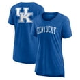 thumbnail image 1 of Women's Heather Royal Kentucky Wildcats Slab Serif Tri-Blend T-Shirt, 1 of 3