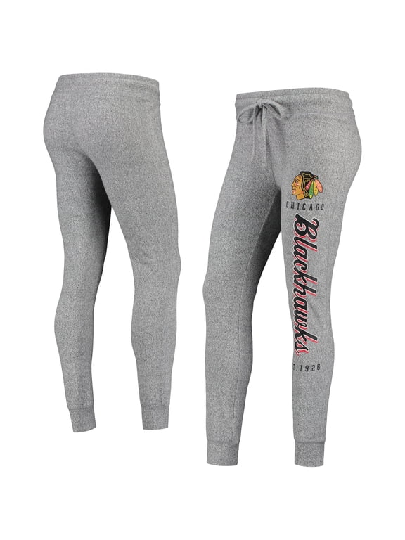 Women's Heathered Gray Chicago Blackhawks Academia Cuffed Pants