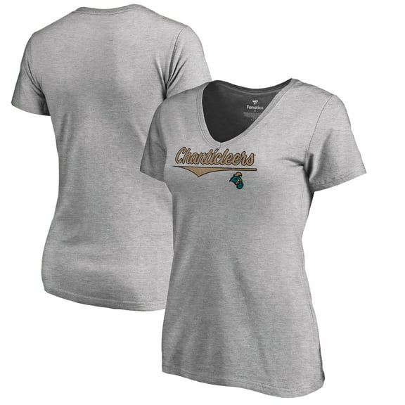 Women's Heathered Gray Coastal Carolina Chanticleers American Classic T-Shirt