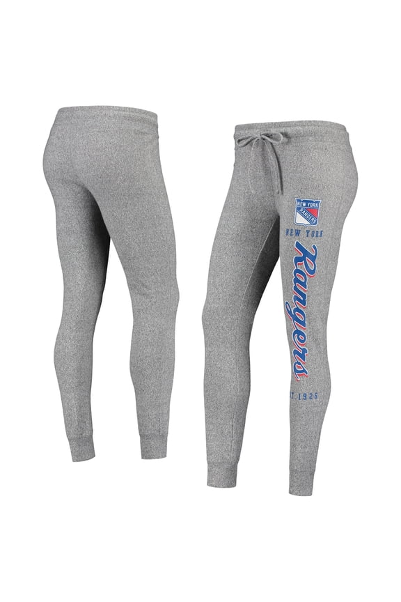 Women's Heathered Gray New York Rangers Academia Cuffed Pants