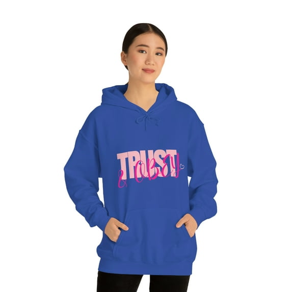 Women's Heavy Blend™ Hooded Sweatshirt | Trust & Obey - Religious Hoodie