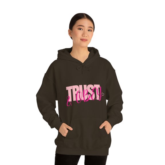 Women's Heavy Blend™ Hooded Sweatshirt | Trust & Obey - Religious Hoodie
