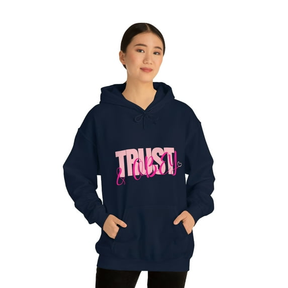 Women's Heavy Blend™ Hooded Sweatshirt | Trust & Obey - Religious Hoodie