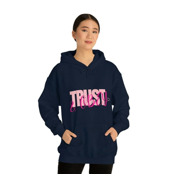 Women's Heavy Blend™ Hooded Sweatshirt | Trust & Obey - Religious Hoodie