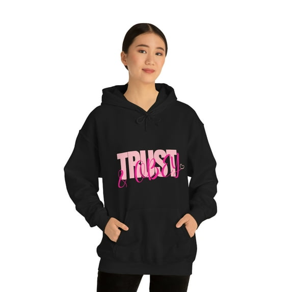 Women's Heavy Blend™ Hooded Sweatshirt | Trust & Obey - Religious Hoodie