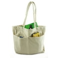 thumbnail image 1 of Women's Heavy Duty Canvas Tote Shoulder Bag Natural Large, 1 of 4