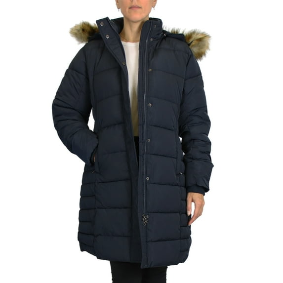 Women's Heavyweight Parka Jacket With Detachable Faux Fur Hood (S-3XL)