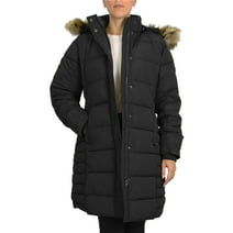 Women Faux Winter Hooded New Faux Fur Jacket Warm Thick Outerwear ...