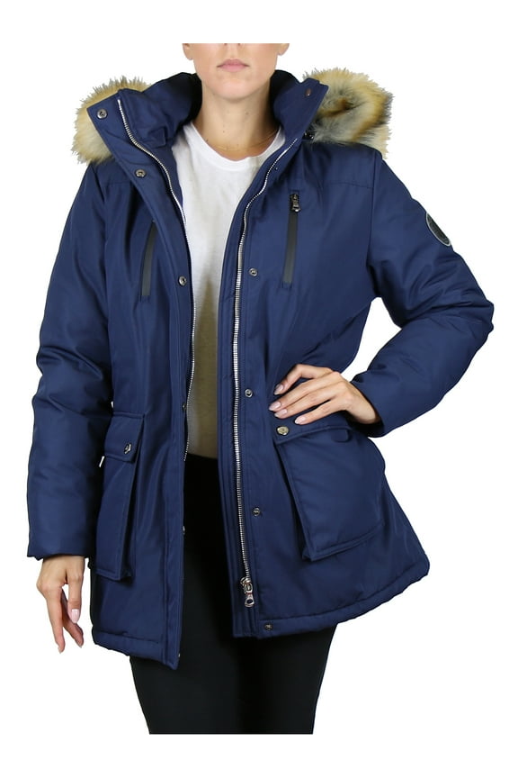 Women's Heavyweight Parka Jacket With Detachable Hood