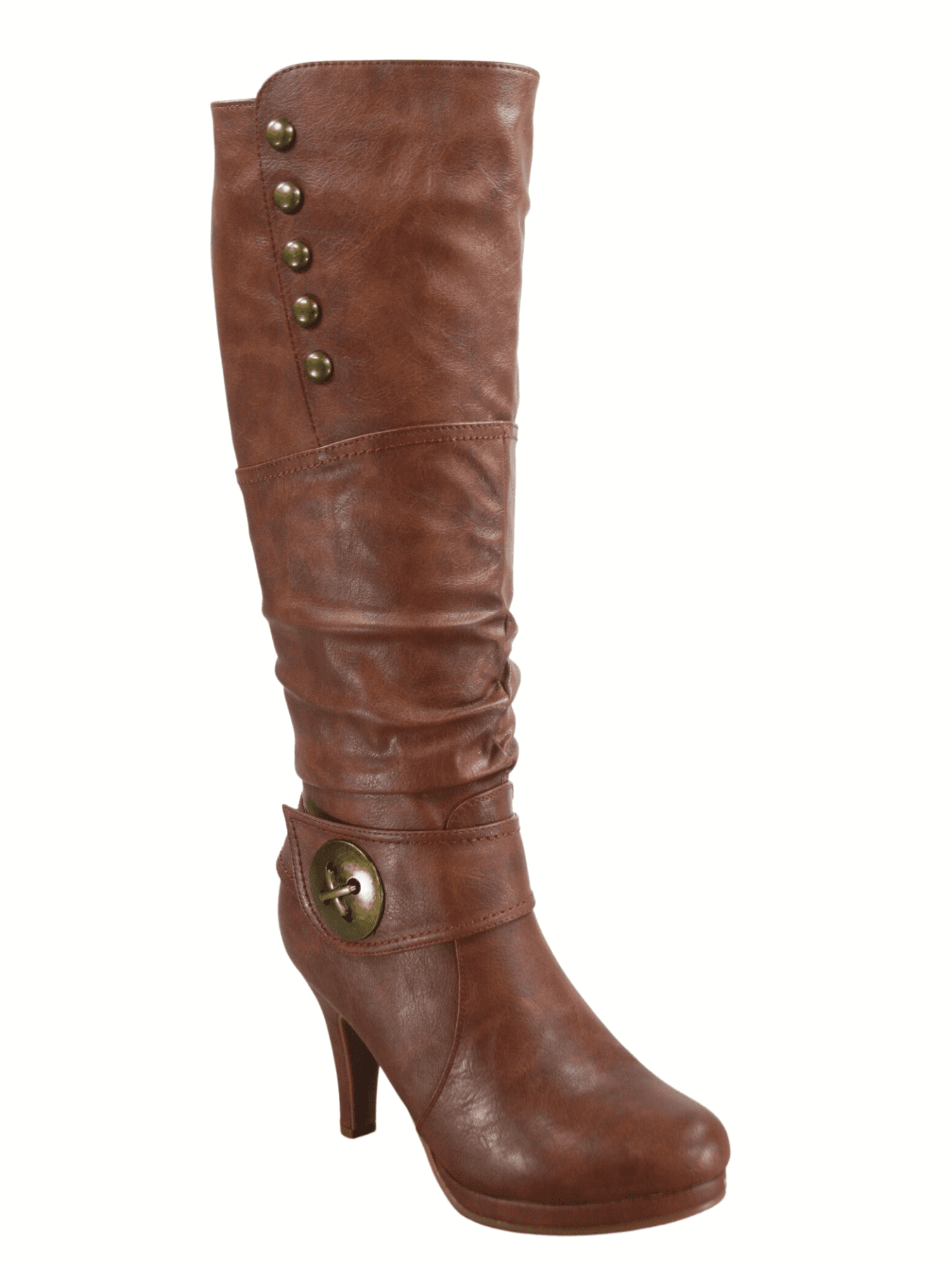 Women's Heeled Knee High Platform Side Zip Buckle Casual Dress Fashion Boots Shoes ( Tan, 8) - Walmart Business Supplies Women's Heeled Knee High Platform Side Zip Buckle Casual Dress Fashion Boots Shoes ( Tan, 8) - Walmart Business Supplies